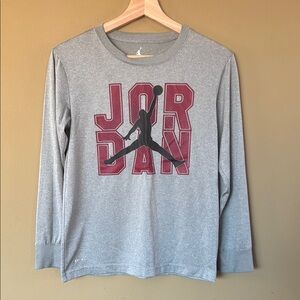 Jordan Gray Long Sleeve Shirt